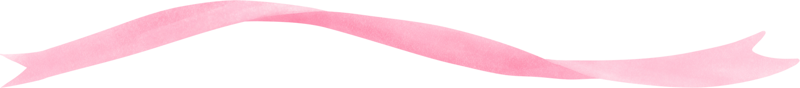 Pink ribbin line watercolor